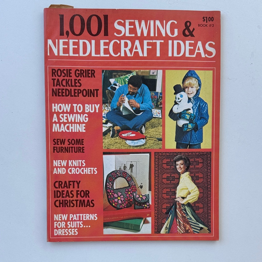 1,001 Sewing & Needlecraft Ideas Book 1974